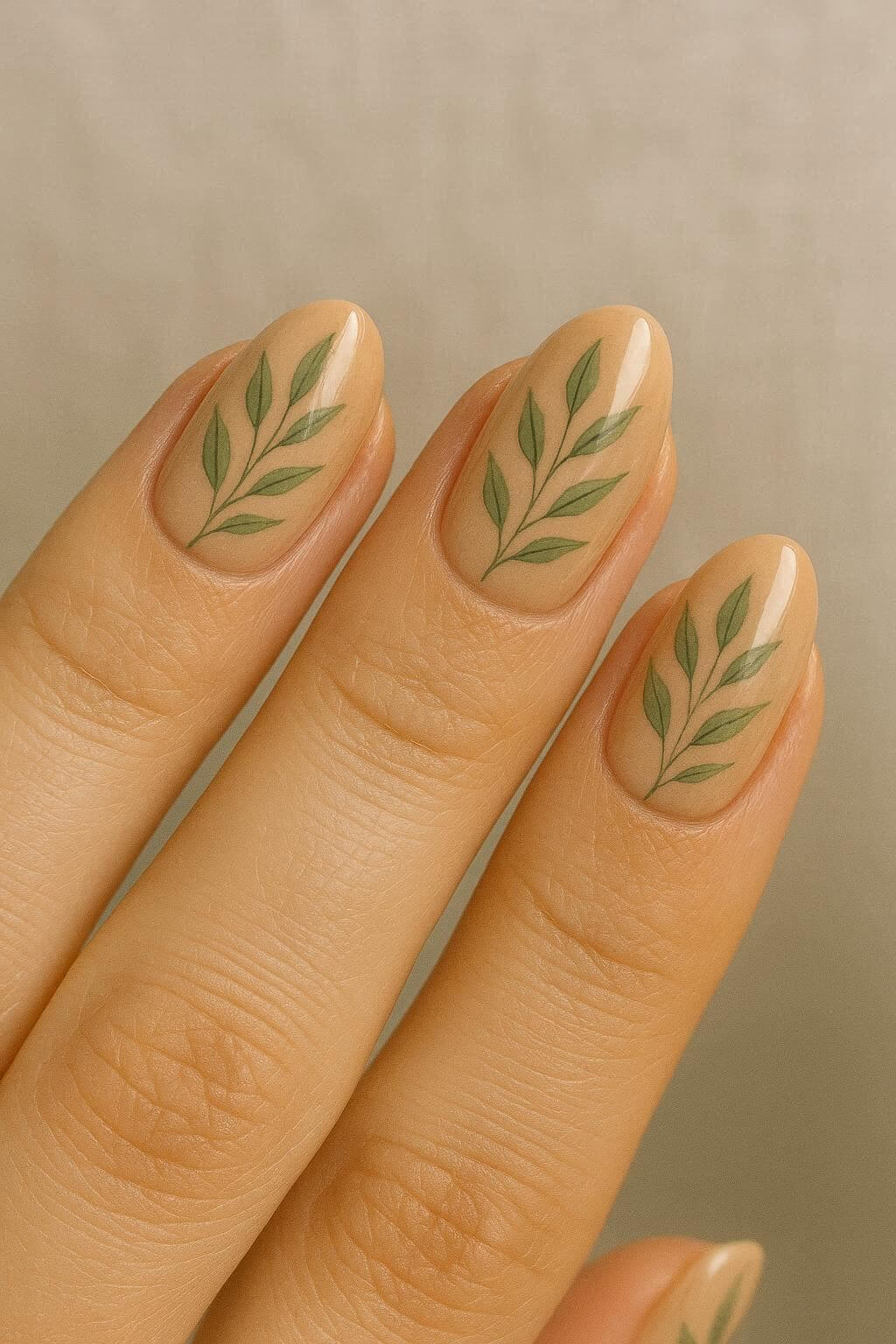 Coffee and Leaf Motif
