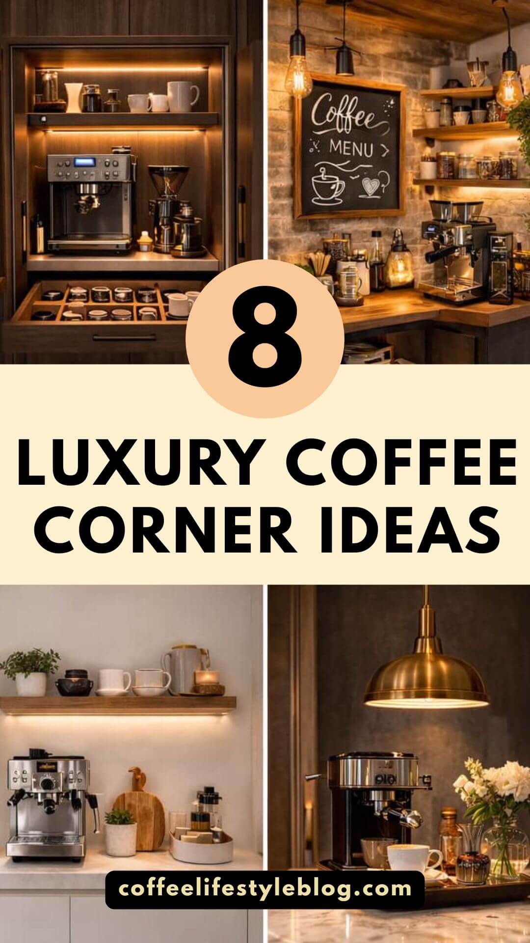 8 Luxury Coffee Corner Ideas