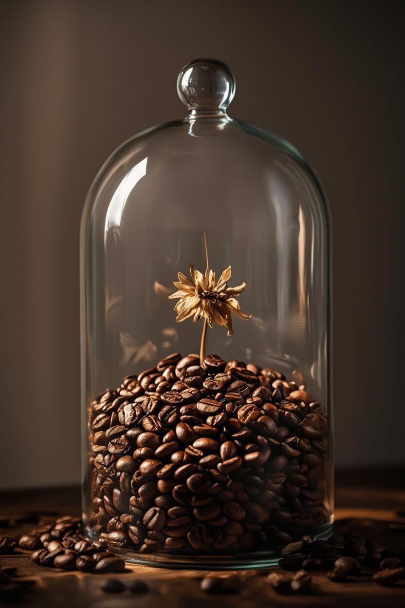 Bean-Filled Hourglass or Cloche Display