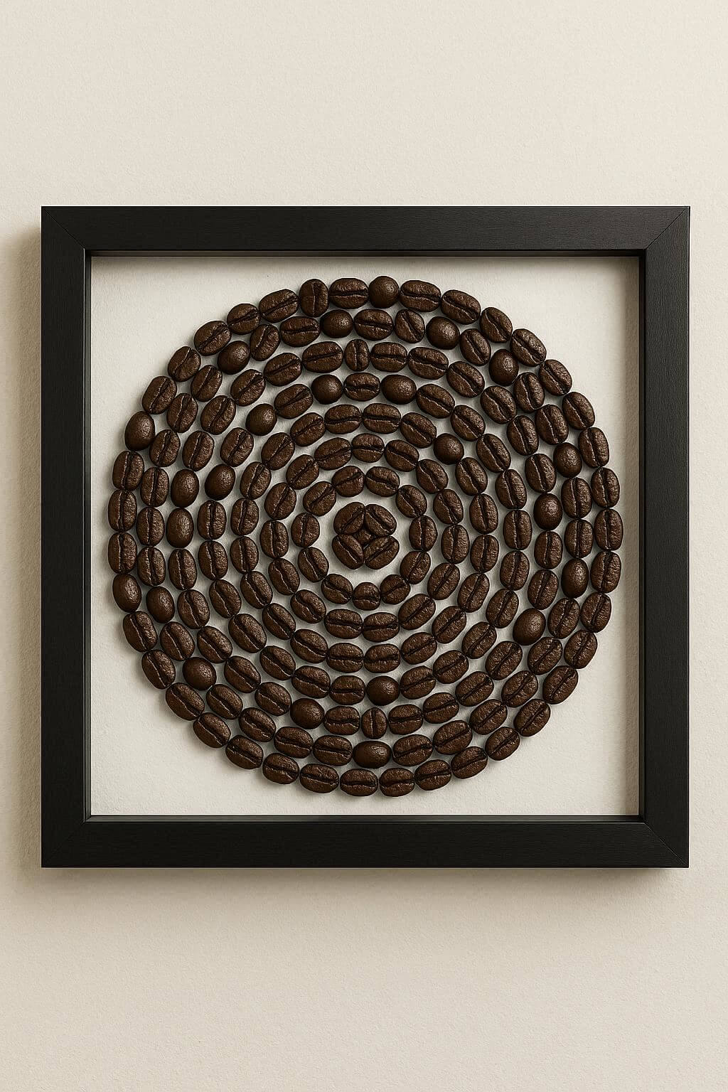 Coffee Bean Art Frame (DIY Wall Piece)