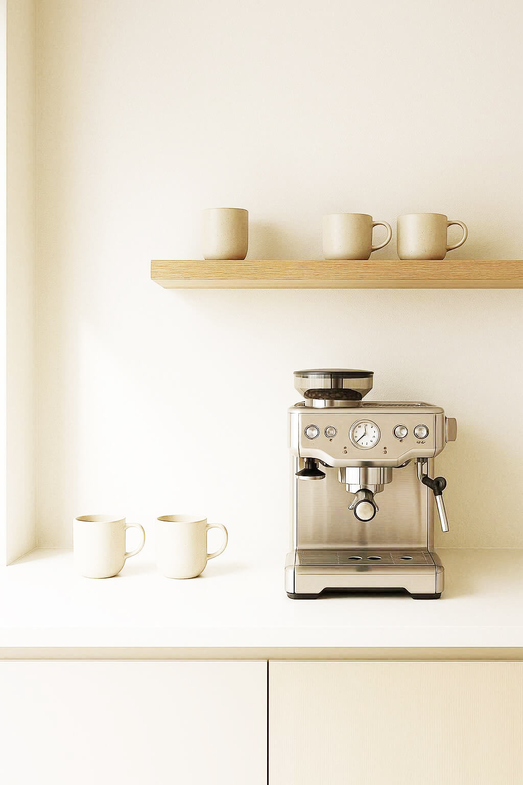 Minimalist Luxury Coffee Corner