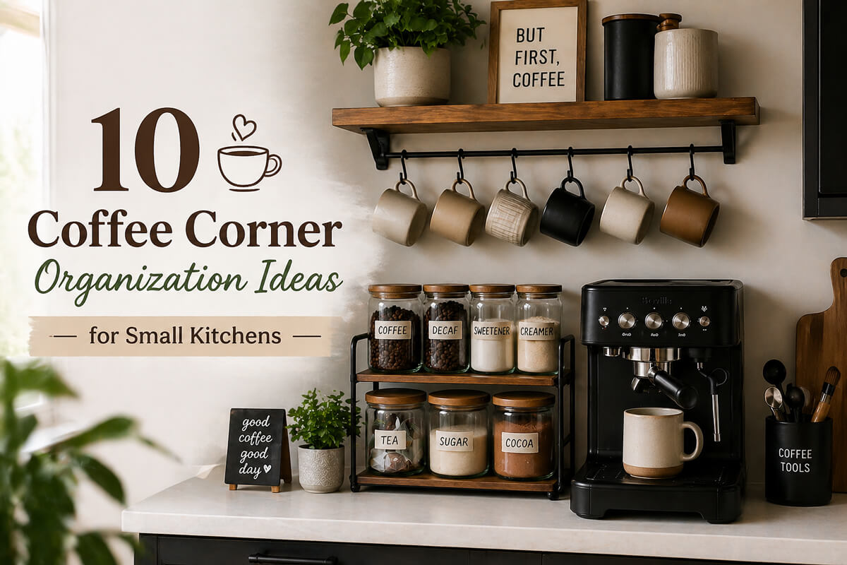 10 Coffee Corner Organization Ideas for Small Kitchens