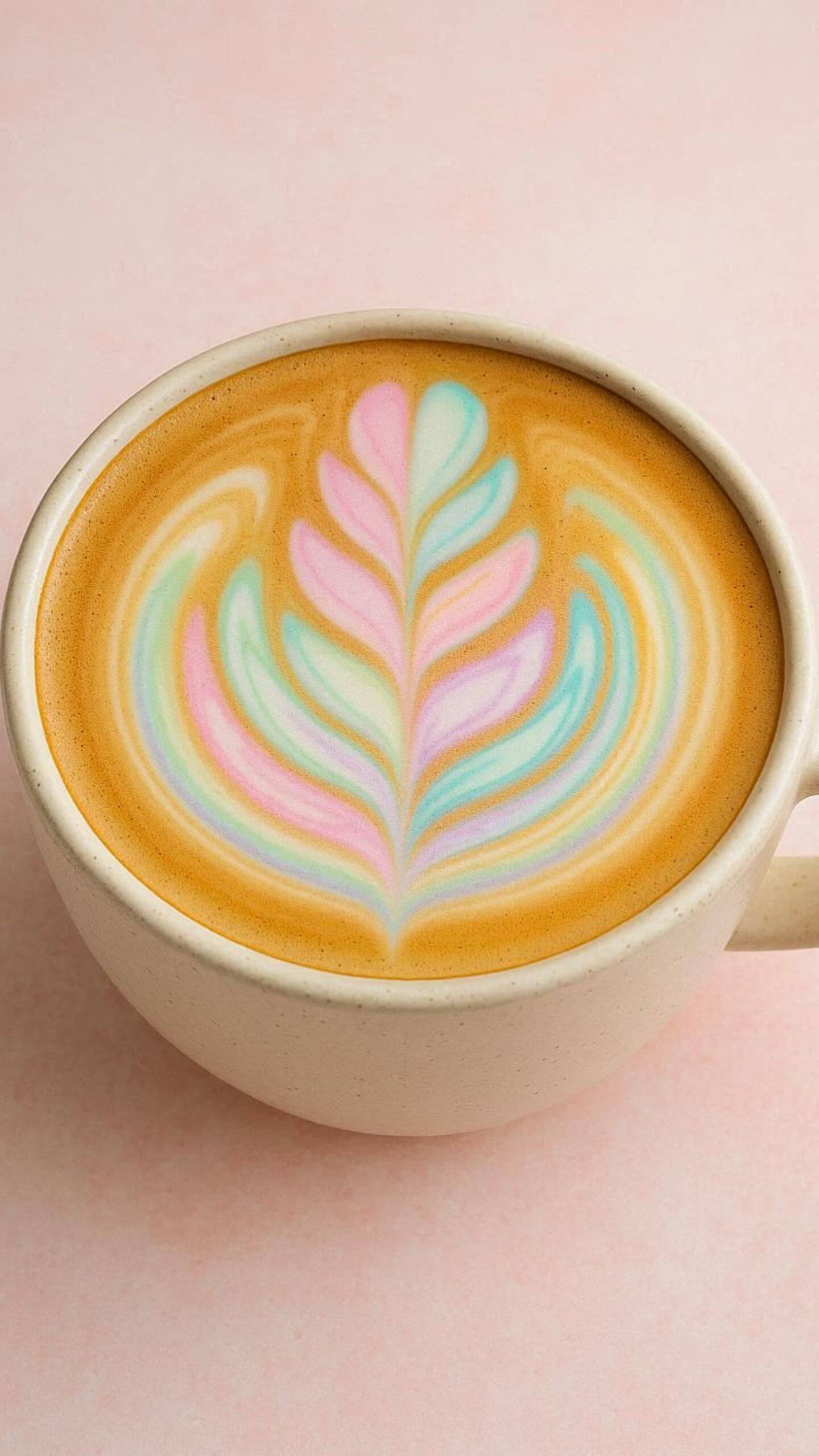 Colored Latte Art