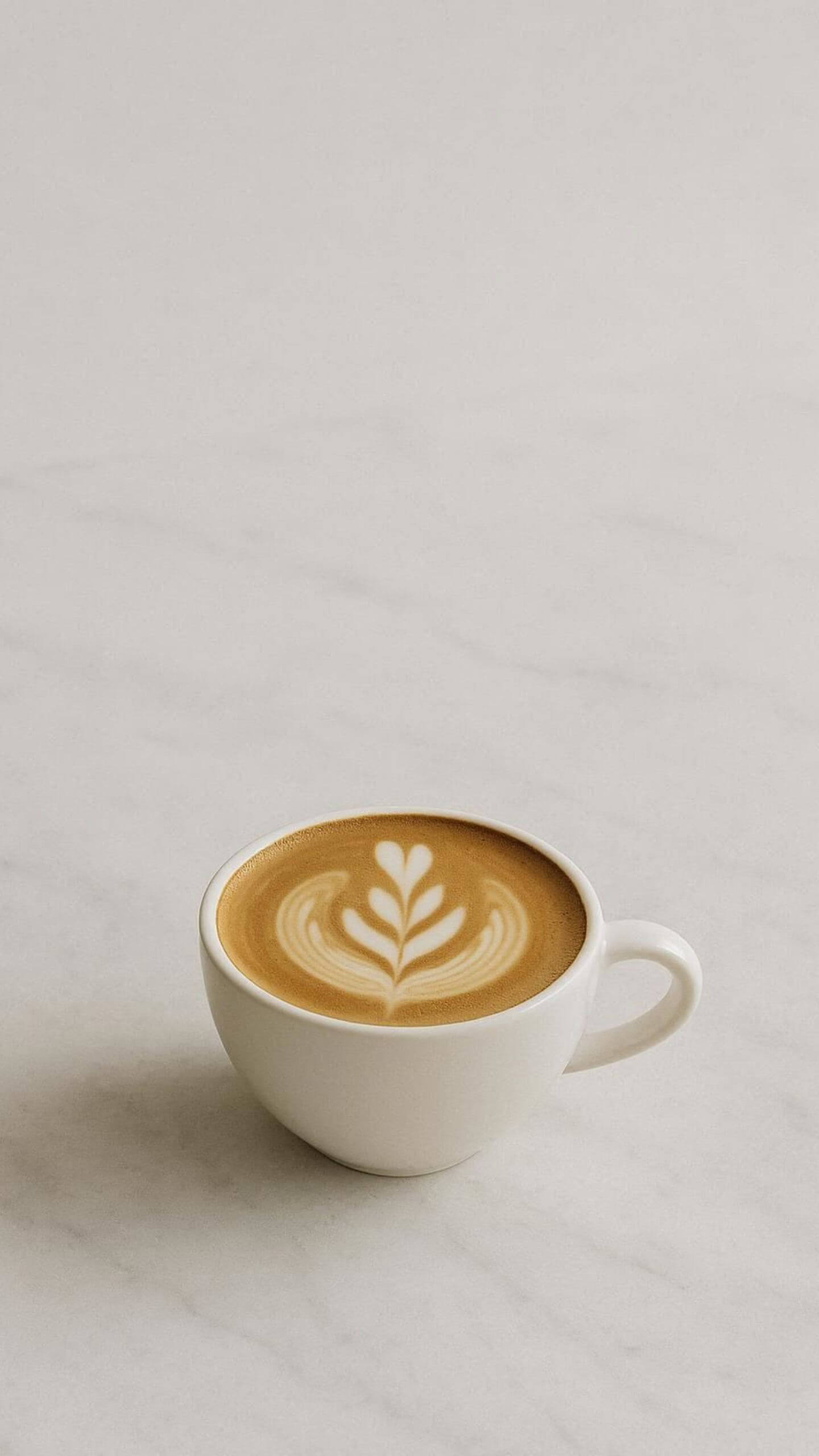 Single Cup on a Neutral Background