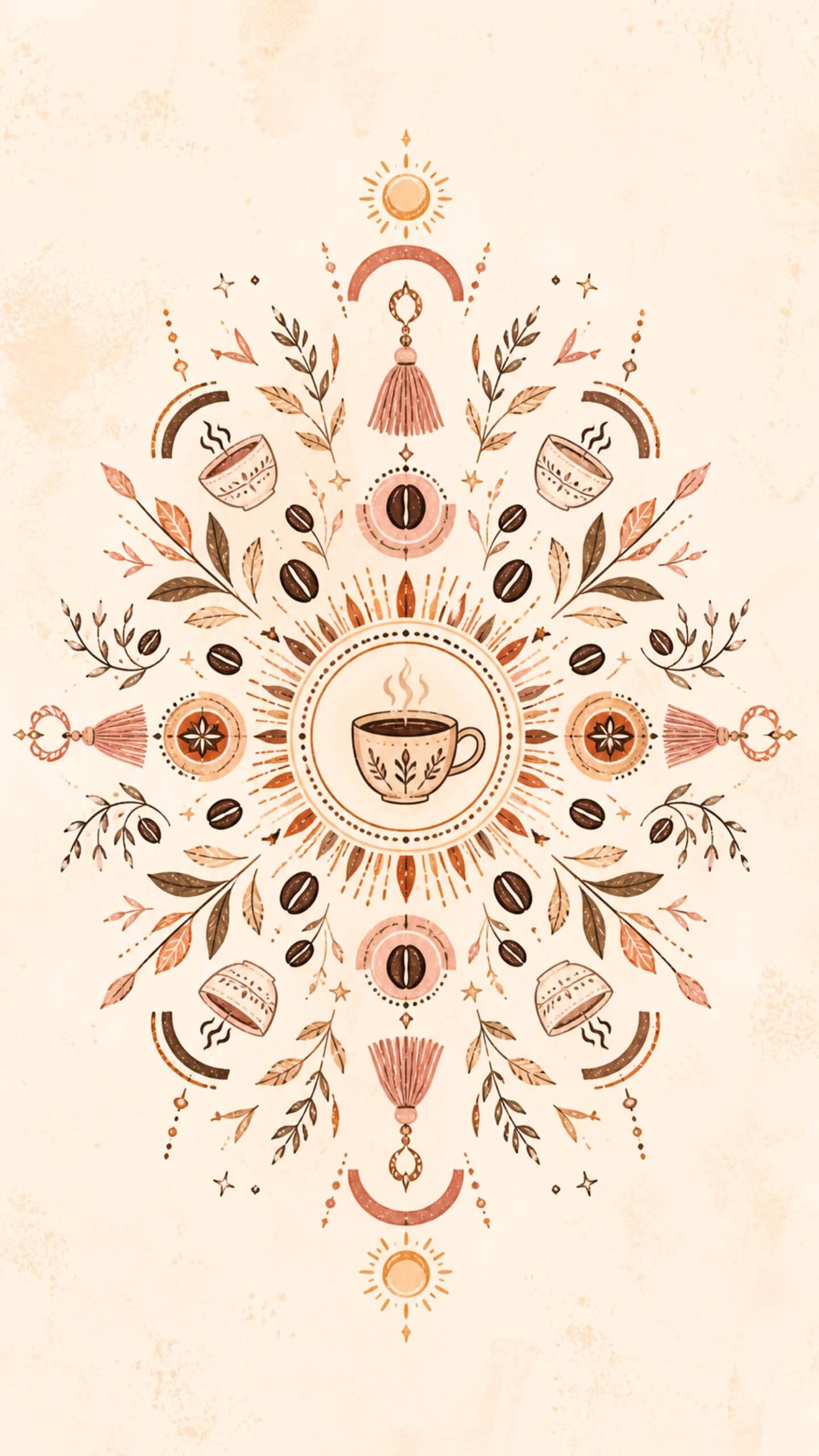 Boho Coffee Mandala