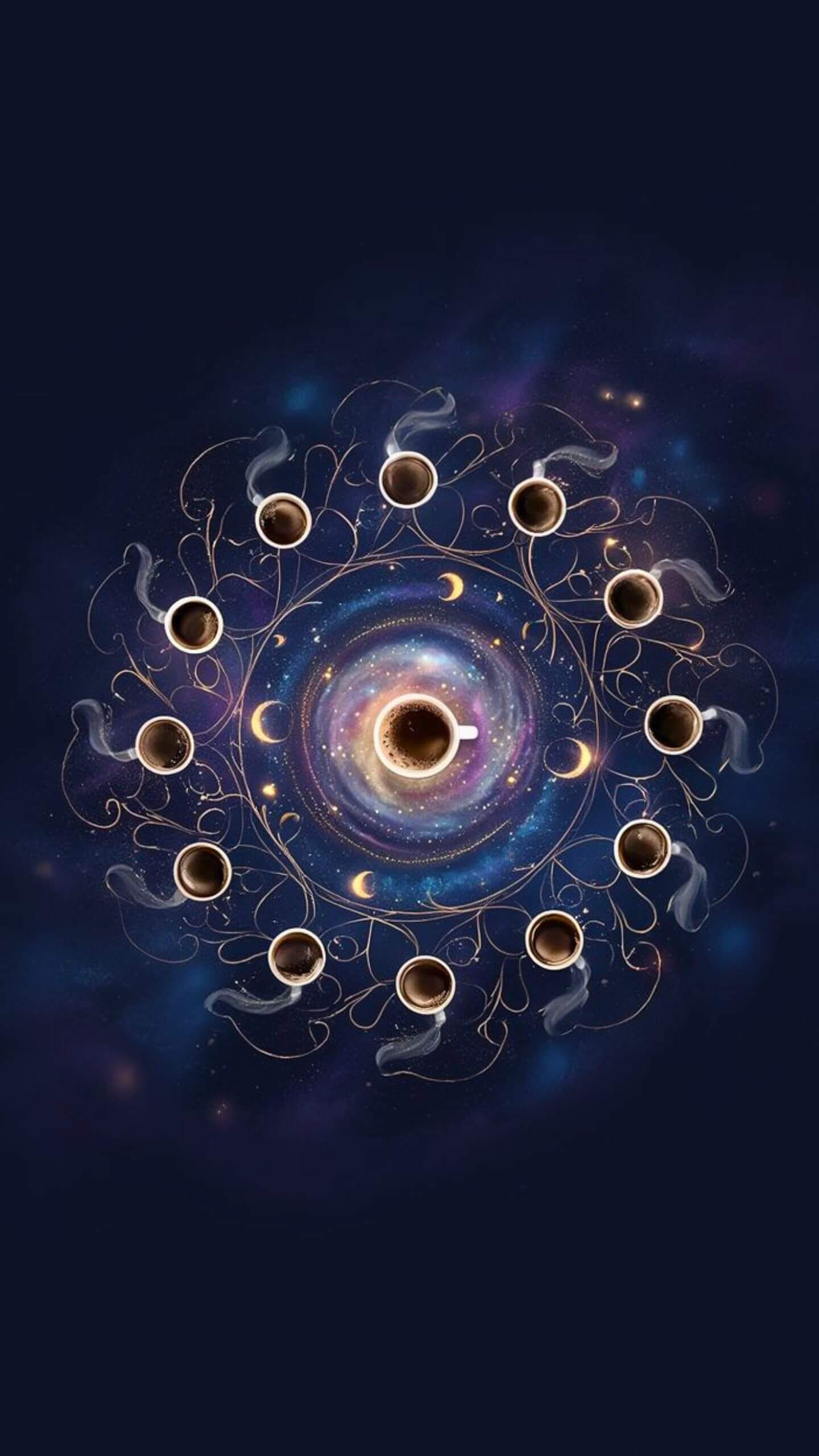 Cosmic Coffee Mandala