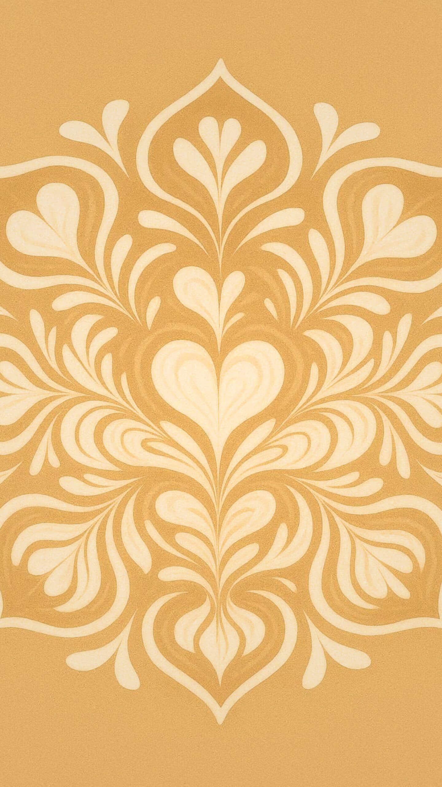 Latte Art-Inspired Mandala