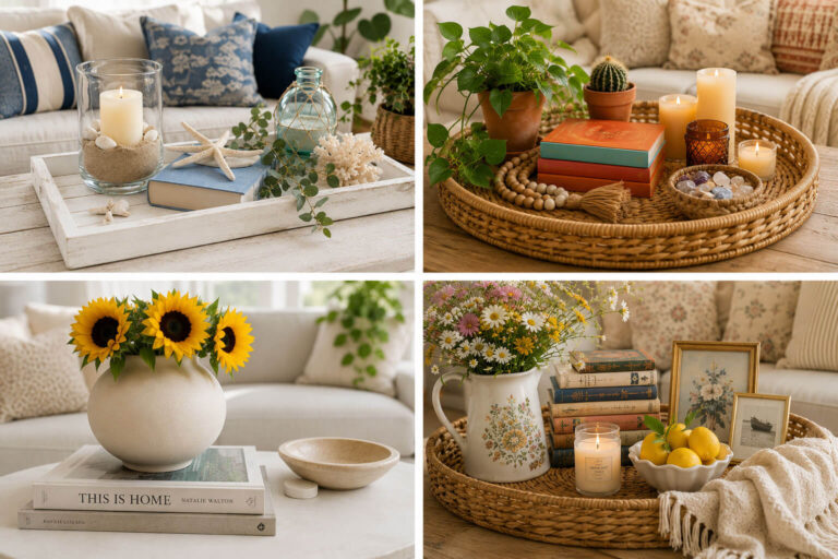 Summer Coffee Table Decor Ideas