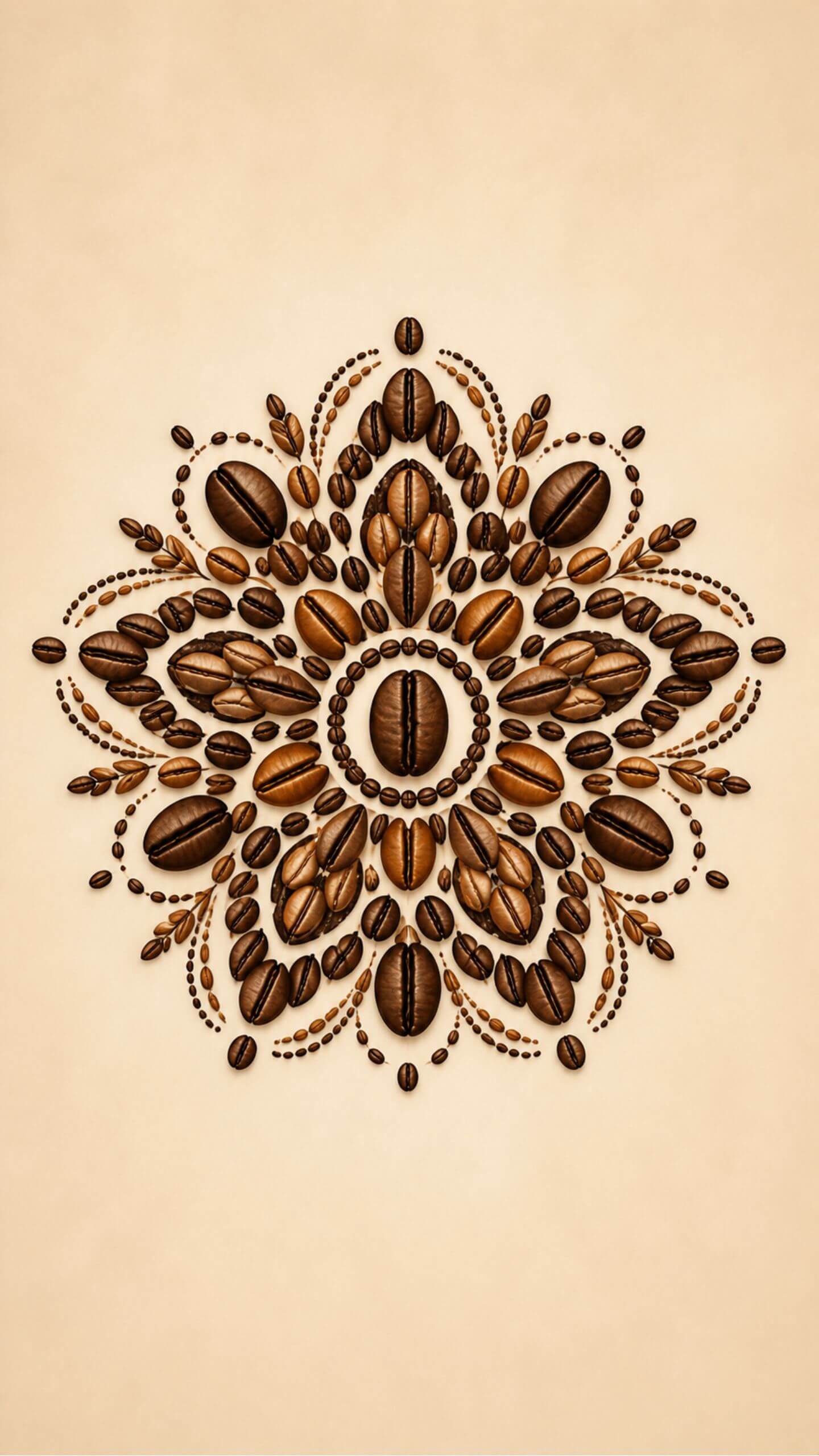 The Classic Coffee Bean Mandala