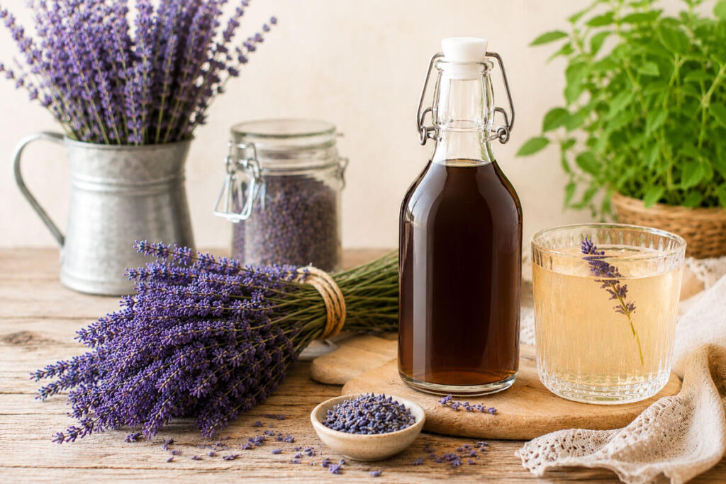 How to Make Homemade Lavender Syrup