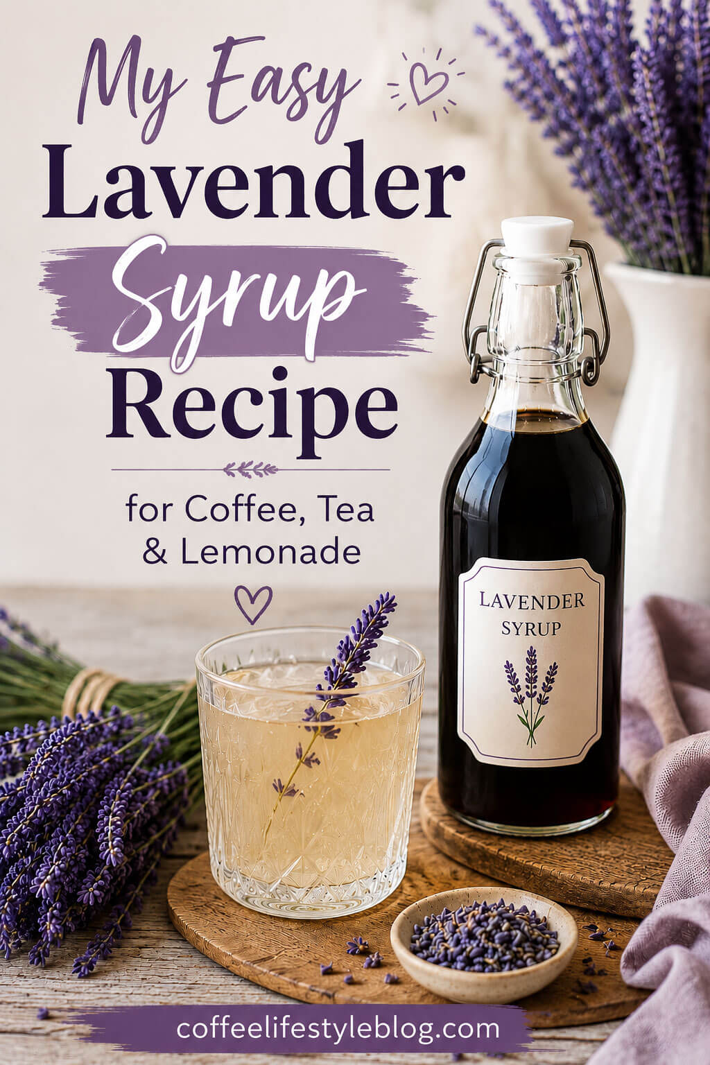 Lavender Syrup at Home