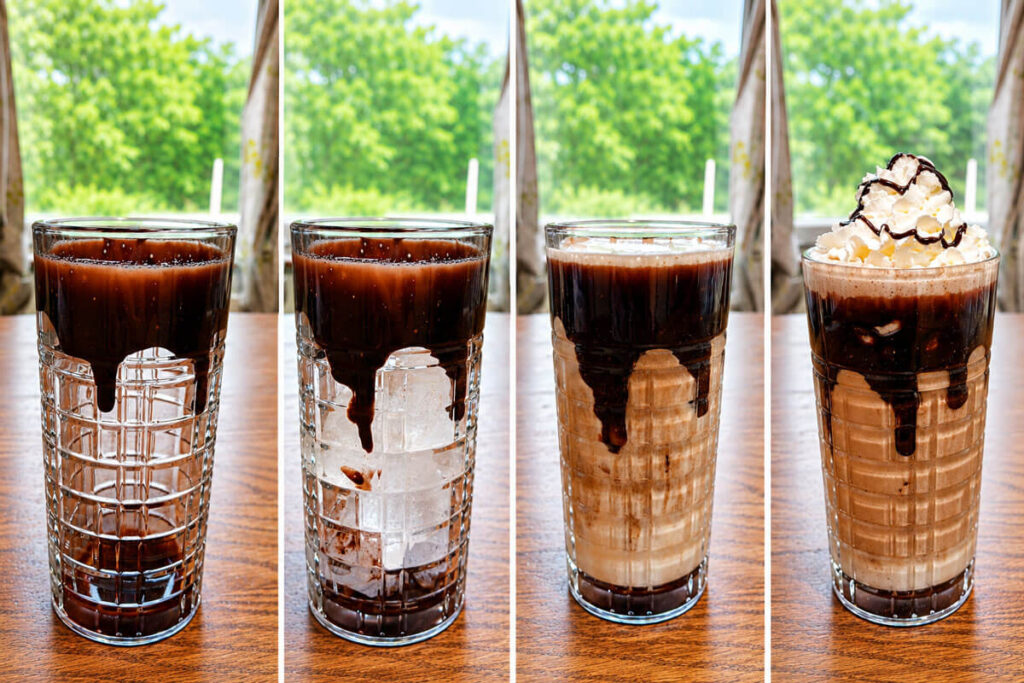 Banana Iced Coffee Step by Step