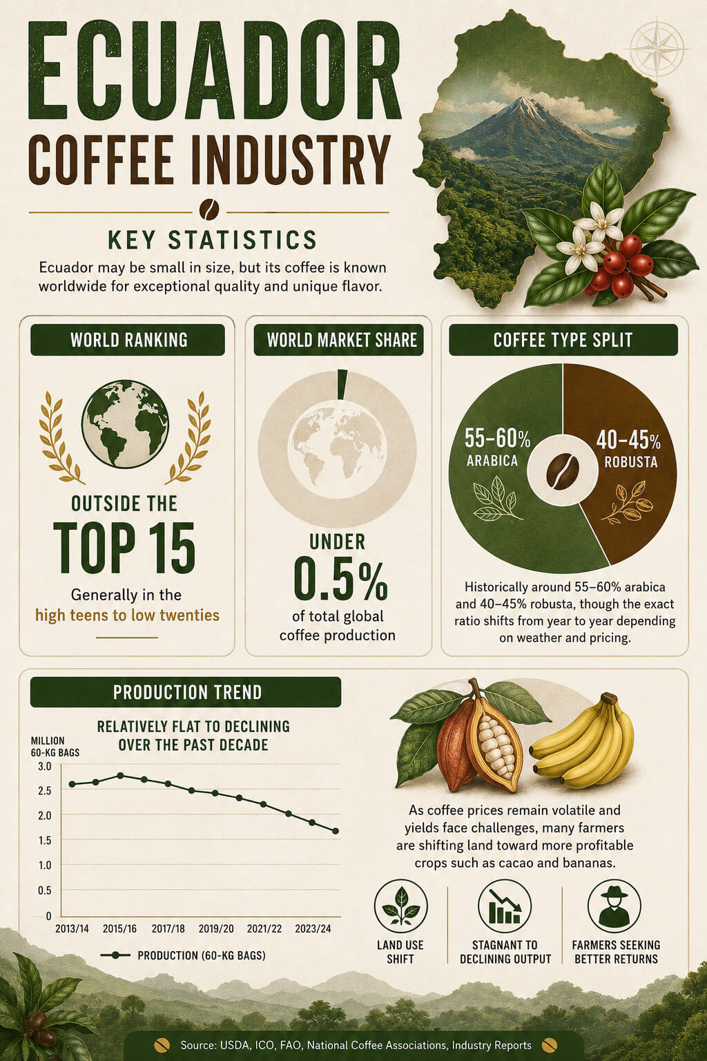 Coffee-Producing Country - Ecuador