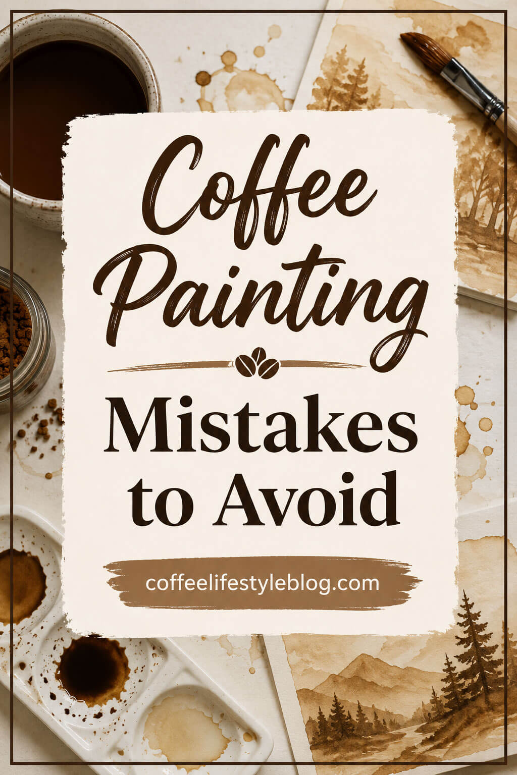 Coffee Painting Mistakes