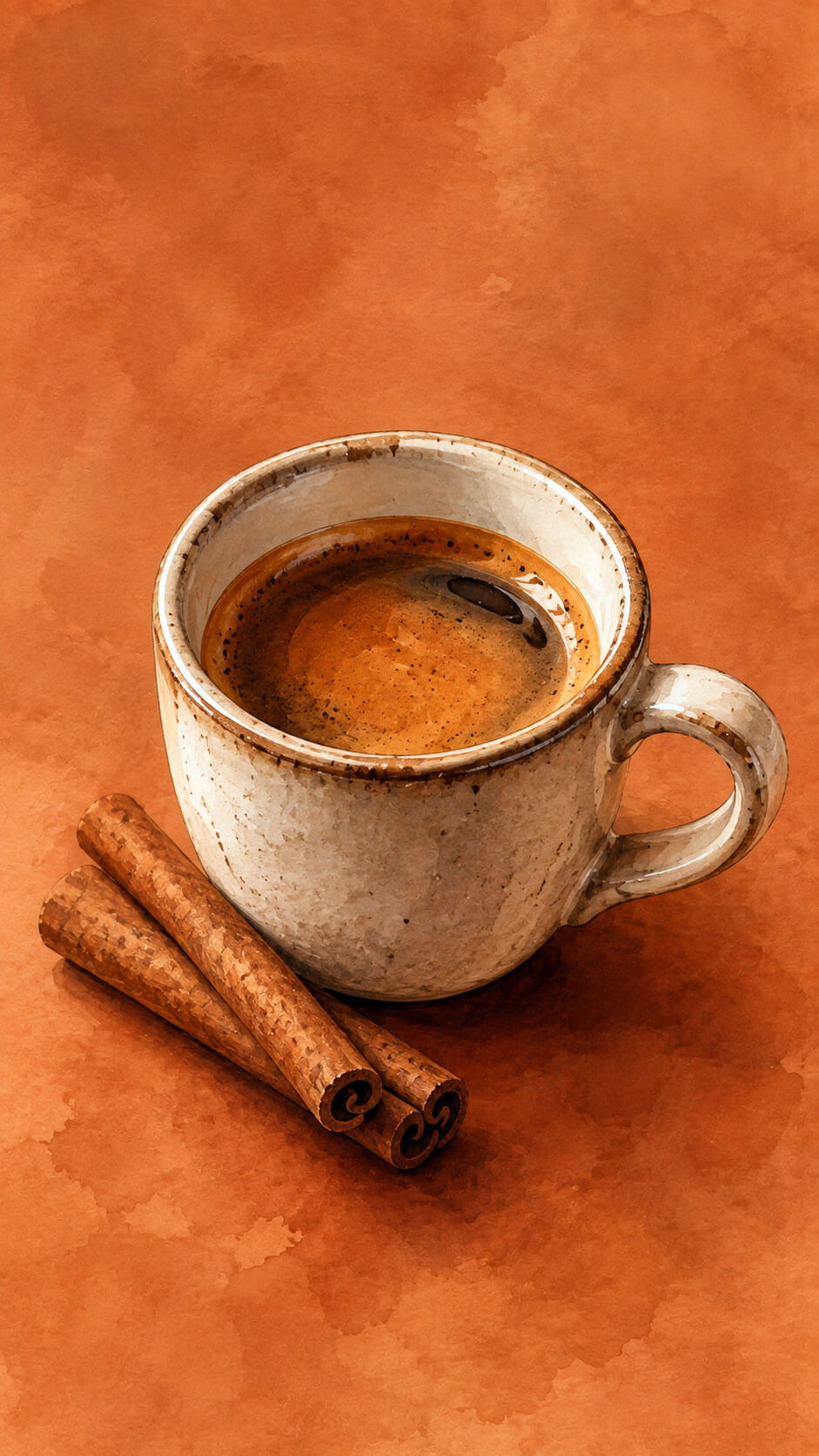 Cinnamon Stick Espresso Wallpaper