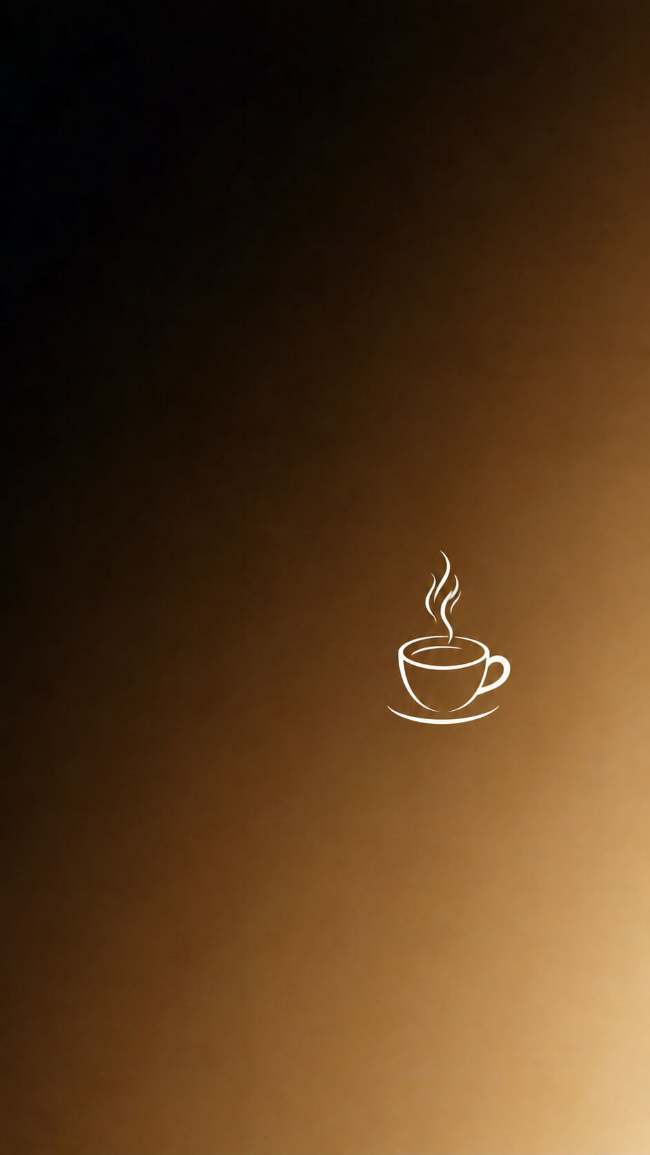 Dark Roast Minimal Gradient Wallpaper
