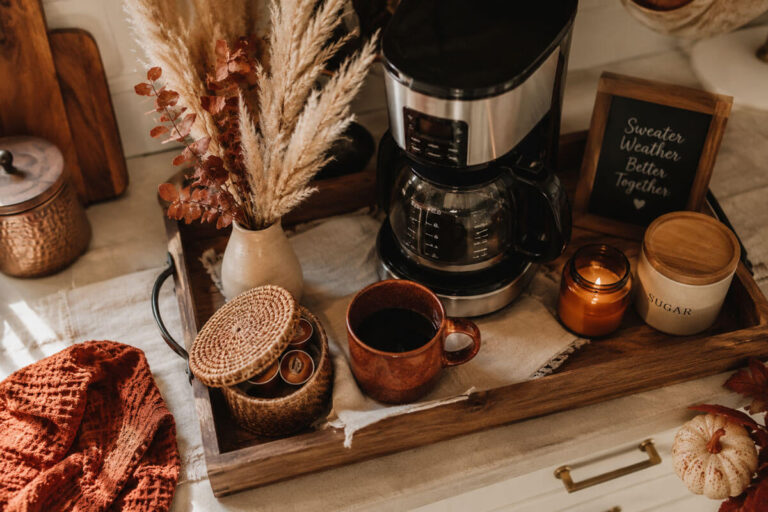 Fall Coffee Bar Decor Ideas