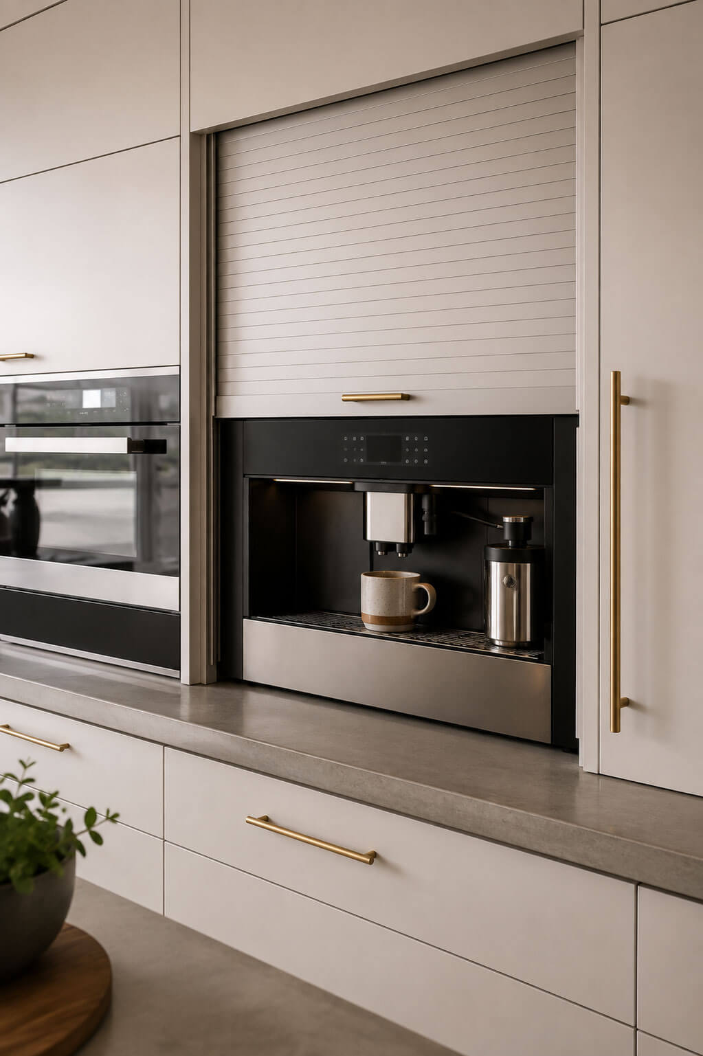 Hidden Coffee Machine Built-in and Bespoke