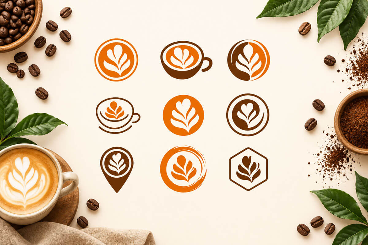 Latte Art Logo Ideas
