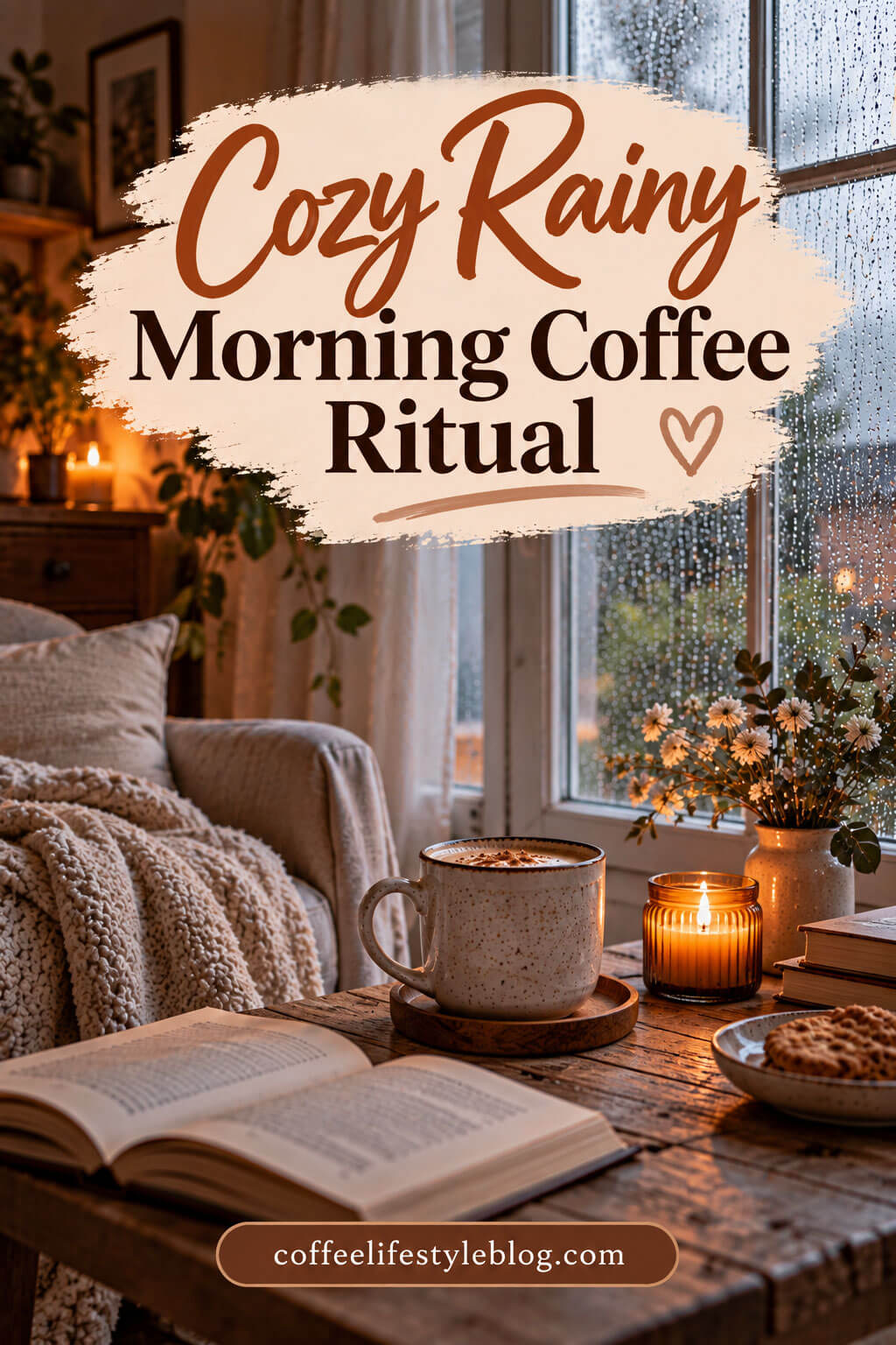 Cozy Rainy Morning Coffee Ritual